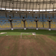 Detalle de la hierba en el estadio Maracaná. Foto: AP